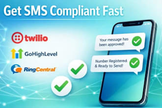twilio gohighlevel ringcentral a2p 10dlc setup