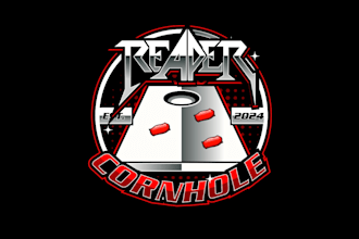 create high quality and beautiful cornhole logo design