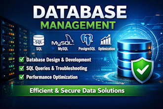 design, manage, and optimize your database