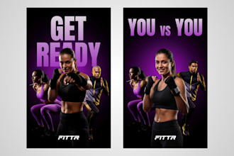 design intense fitness posters, MMA, and crossfit flyers