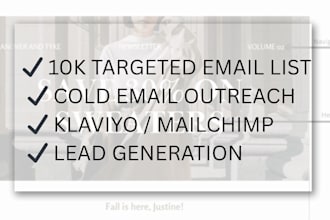 do niche targeted email list, cold email outreach, and email marketing campaigns