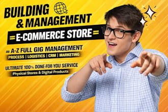 build, manage, and scale your ecommerce store from a to z