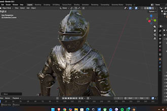 create 3d model character and avatar for animation and games
