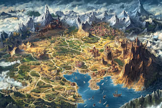 do fantasy map design