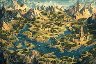create a fantasy maps and city maps