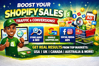 optimize your shopify store for sales, traffic, and conversions