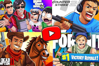 draw cool cartoon thumbnails