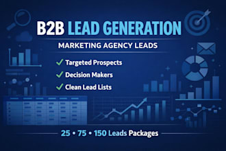 find verified marketing agency leads with contacts