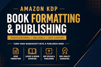 do book editing manuscript formatting for kindle publishing
