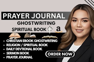 ghostwrite christian daily devotional prayer journal for you
