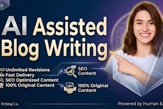 write SEO optimized ai assisted blog posts