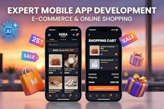 build a premium ecommerce mobile app with ai chatbot