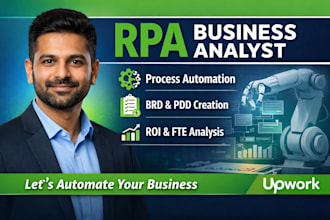 gather the requirements from business and will document the rpa workflows