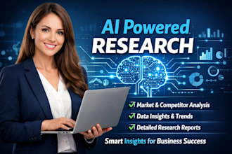 do accurate ai powered web research and report