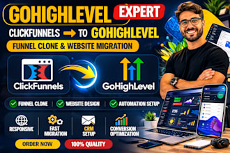 migrate clickfunnels to gohighlevel, clone ghl funnel and website