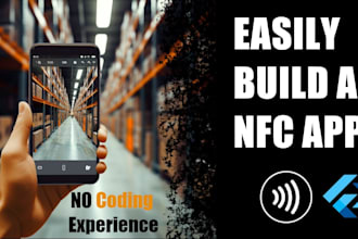 create nfc reader app, nfc solution, nfc payyment app,  rfid app, nfc writer app