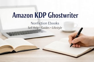 ghostwrite a self help ebook for amazon KDP