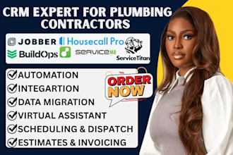 setup jobber housecall pro buildops servicem8 servicetitan plumbing contractors