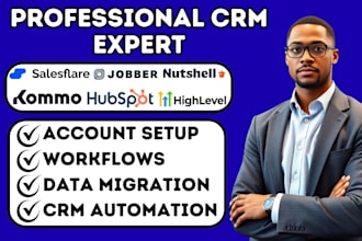 salesflare nutshell kommo crm automation hubspot gohighlevel jobber integration