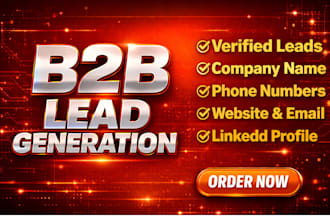 b2b lead generation direct phone number cell phone number data entry