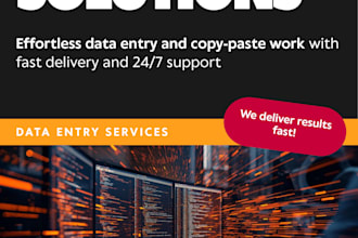 do web research data entry copy paste and typing