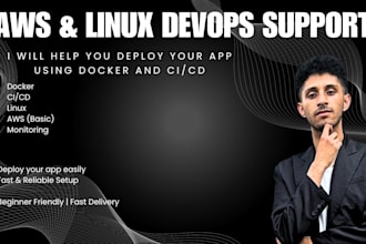 setup ci cd pipeline, docker deployment, and devops automation
