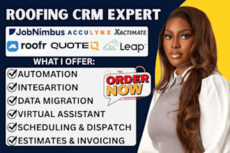 setup jobnimbus acculynx roofr quoteiq xactimate leap for roofing contractors