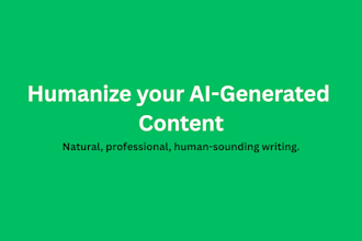 humanize your ai written content