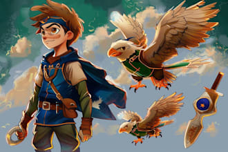 create character design, cartoonist, concept art