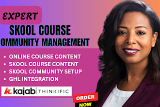 setup skool community, online course,ghl and monetization