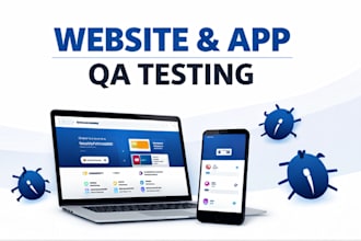 test your website or app and report bugs
