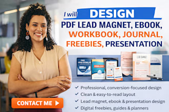 design PDF lead magnet ebook workbook ebook PDF journal freebles presentation