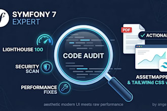 perform a technical audit and optimize your symfony PHP app