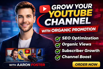 grow your youtube channel with organic promotion