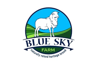 design mascot free range organic farm logo