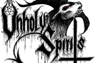 design a satanic occult metal logo for your band