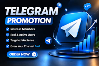 do telegram promotion, telegram marketing, and telegram organic growth
