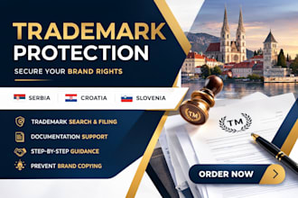 handle trademark filing in serbia croatia slovenia to protect your brand rights