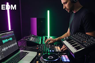be your authentic edm ghost producer for techno, tech house, dubstep or remix