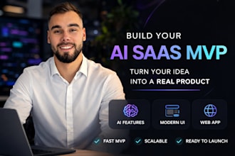 build your ai saas mvp or custom ai web app