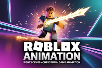 create professional roblox animations, combat fight scenes, and cutscene