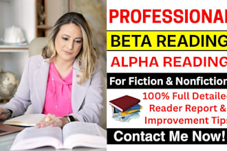 beta read your literary fiction novel and provide feedback on your writing