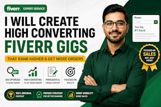 create high converting fiverr gig with SEO optimization