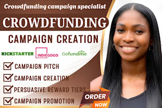 do kickstarter indiegogo gofundme wefunder crowdfunding campaign creation