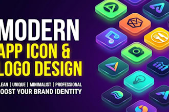 design unique mobile app icon for ios and android apps
