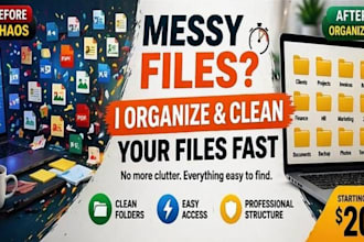 organize and clean your files, folders and documents fast
