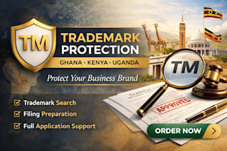 register trademark in ghana kenya uganda to protect your business brand