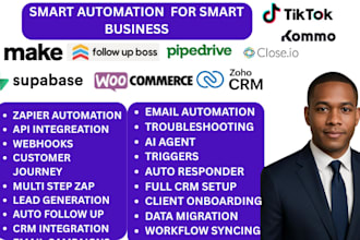 do supabase claude n8n make com lovable ringcentral aircall shopify ghl wix api