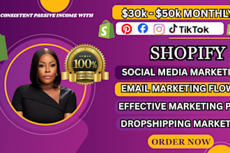 setup shopify marketing, boost shopify sales, ecommerce marketing or sale funnel