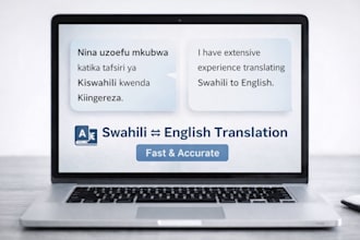 translate swahili to english, and english to swahili
